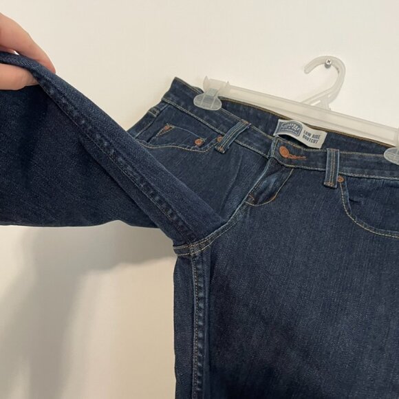 SIGNATURE BY LEVI STRAUSS & CO. LEVI'S LEVIS Low Rise Bootcut Jeans Dark Wash 4 - Picture 7 of 14
